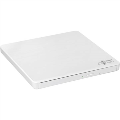 Picture of H.L Data Storage | Ultra Slim Portable DVD-Writer | GP60NW60 | Interface USB 2.0 | DVD±R/RW | CD read speed 24 x | CD write speed 24 x | White | Desktop/Notebook