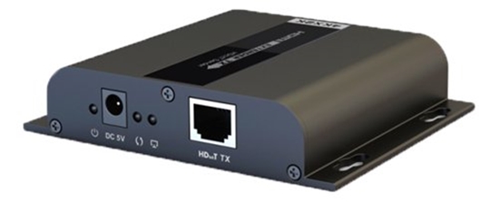 Picture of HDMI extension over Ethernet, HDbitT, 120m, UltraHD, IR, HDCP 1.4, blackWith this HDMI Extender, you