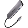 Изображение HMC-5 Wieloportowy hub 2x USB-A, HDMI, SD/microSD, USB 3.2 Gen 1, PD 100W, 20cm USB-C kabel