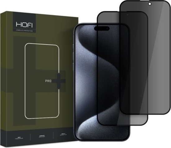 Picture of Hofi SZKŁO PRYWATYZUJĄCE HOFI ANTI SPY GLASS PRO+ 2-PACK IPHONE 16 PRO MAX PRIVACY