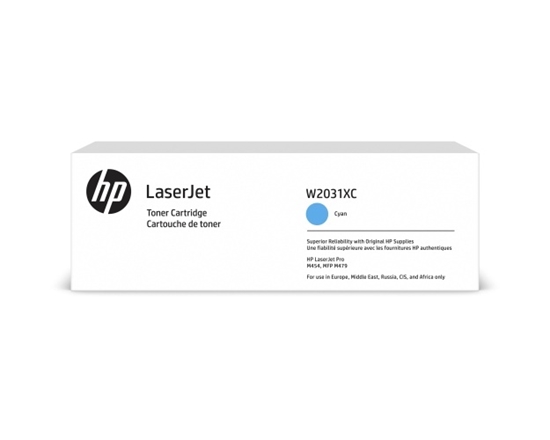 Picture of HP toner cartridge contract cyan (W2031XC, 415X) (SPEC)