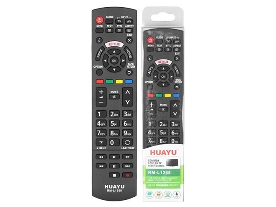 Изображение HQ LXH1268 TV remote control Panasonic LCD Black