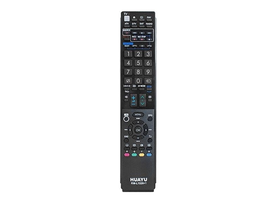 Изображение HQ LXP1026 Sharp TV remote control LCD / LED / RM-L1026 3D / Black