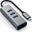 Attēls no HUB USB Satechi 1x RJ-45  + 3x USB-A 3.0 (ST-TC2N1USB31AM)