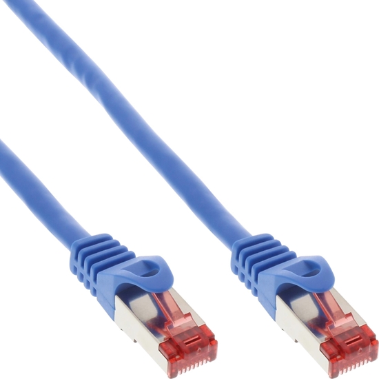 Picture of InLine 30pcs. Bulk-Pack InLine® Patch Cable S/FTP PiMF Cat.6 250MHz PVC copper blue 3m