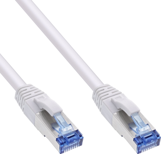 Picture of InLine 70pcs. Bulk-Pack InLine® Patch Cable S/FTP PiMF Cat.6A halogen free 500MHz white 1m