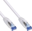 Attēls no InLine 70pcs. Bulk-Pack InLine® Patch Cable S/FTP PiMF Cat.6A halogen free 500MHz white 1m