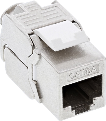 Attēls no InLine Moduł zatrzaskowy InLine® RJ45 Keystone Jack kat.6a