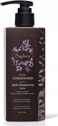 Изображение Inoar Saphira Divine Conditioner intensyviai drėkinantis kondicionierius besipučiantiems, besigarbanojantiems plaukams, 250 ml