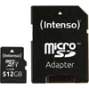 Picture of Intenso microSDXC Cards    512GB Class 10 UHS-I Premium