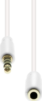 Attēls no Kabel ProXtend Mini-Jack 4-Pin Slim Extension Cable White 0.5M