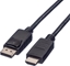 Attēls no Kabel Roline DisplayPort - DisplayPort 1m czarny (JAB-2600609)