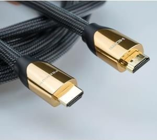 Picture of Kabel Roline HDMI - HDMI, 1, Czarny Złoty