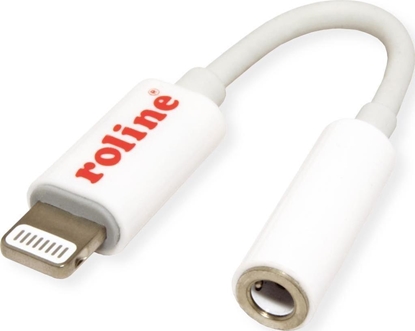 Attēls no Kabel Roline ROLINE AudioCable. Lightning (8Pin) to 3.5mm. 13cm