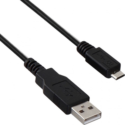 Изображение Kabel USB Akyga USB-A - microUSB 1 m Czarny (AK-USB-21)