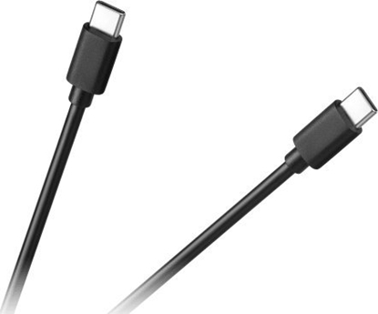 Изображение Kabel USB Cabletech USB-C - USB-C 1 m Czarny (KPO3947)