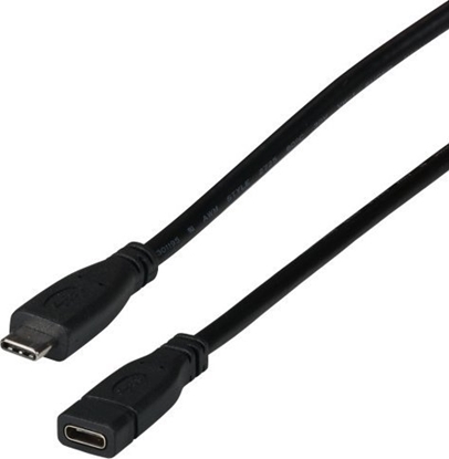 Attēls no Kabel USB EFB USB-C - USB-C 0.2 m Czarny (EBUSBC-USBC10GE.0,2)