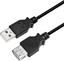 Picture of Kabel USB LogiLink USB-A - USB-A 3 m Czarny (CU0011B)