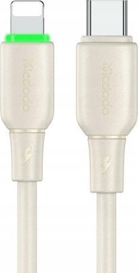 Изображение Kabel USB Mcdodo USB-C - Lightning 1.2 m Beżowy (CA-4760)