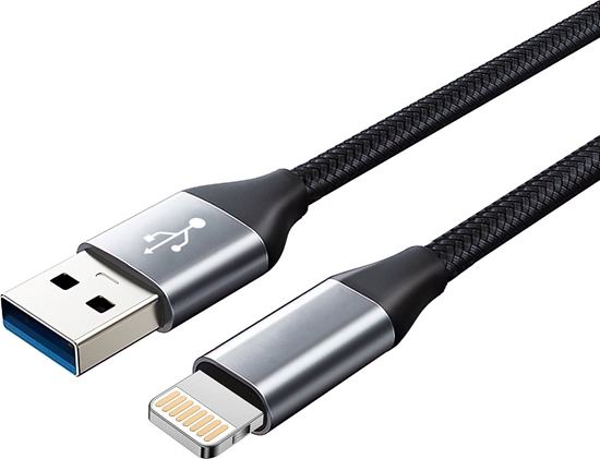 Изображение Kabel USB Montis USB-A - Lightning 2 m Czarny (MT047)