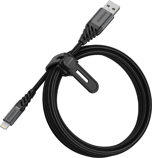 Изображение Kabel USB OtterBox USB-A - Lightning 2 m Czarny (78-52644)