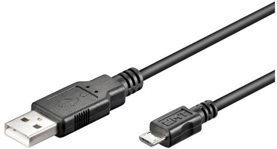 Picture of Kabel USB PremiumCord USB-A - microUSB 0.6 m Czarny (296010320961)