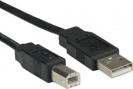 Picture of Kabel USB Roline USB-A - USB-B 0.8 m Czarny