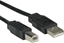 Attēls no Kabel USB Roline USB-A - USB-B 0.8 m Czarny