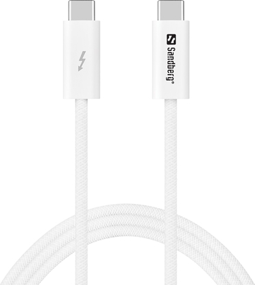 Attēls no Kabel USB Sandberg USB-C<gt/>C USB4 240W+40Gbps,