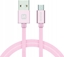 Изображение Kabel USB Swissten USB-A - micro-B 1.2 m Różowy (71522205)