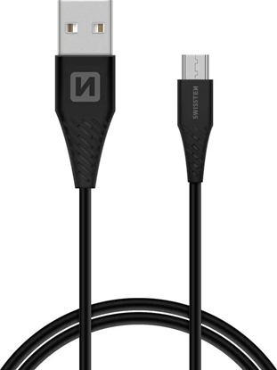 Изображение Kabel USB Swissten USB-A - microUSB 1.5 m Czarny (71504301)