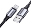 Изображение Kabel USB Ugreen USB-A - Lightning 1.5 m Czarny (UGR1460)