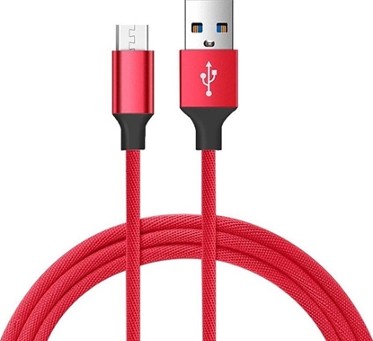 Изображение Kabel USB Vayox USB-A - microUSB 1.5 m Czerwony (BX8759)