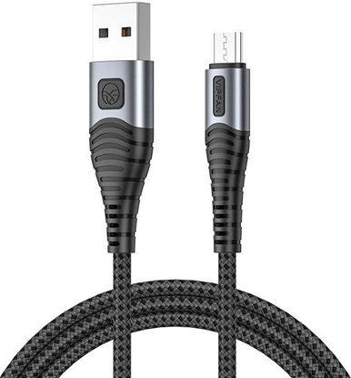 Изображение Kabel USB Vipfan USB-A - microUSB 1.2 m Czarny (CB-X10MK)