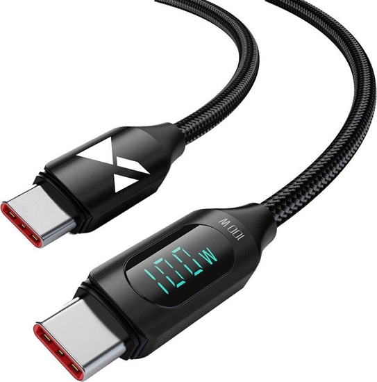 Picture of Kabel USB Wozinsky USB-C - USB-C 2 m Czarny (1022015)