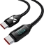 Attēls no Kabel USB Wozinsky USB-C - USB-C 2 m Czarny (1022015)