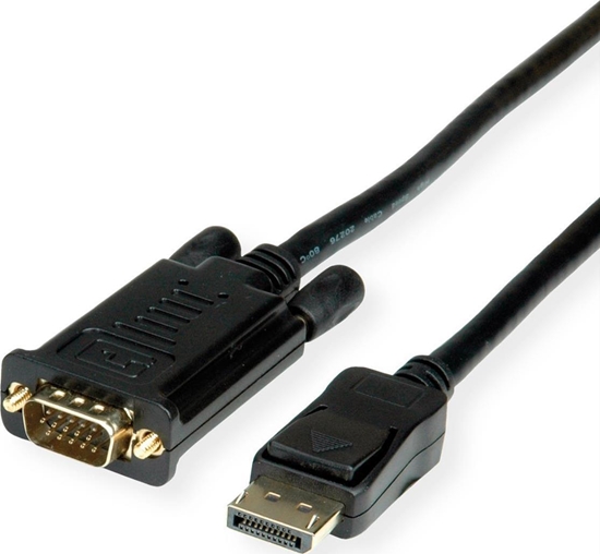 Изображение Kabel Value DisplayPort - D-Sub (VGA) 2m czarny (JAB-6013628)