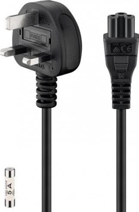 Picture of Kabel zasilający ACC Power cable 1.8m, UK power plug > IEC C5 jack ( mickey) - 2-UK_IEC_5