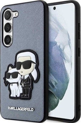 Picture of Karl Lagerfeld Etui Karl Lagerfeld KLHCS23MSANKCPG Samsung Galaxy S23+ Plus hardcase szary/grey Saffiano Karl & Choupette