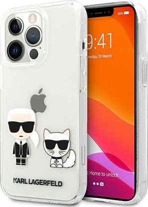 Picture of Karl Lagerfeld Karl Lagerfeld KLHCP13LCKTR iPhone 13 Pro / 13 6,1" hardcase Transparent Karl & Choupette