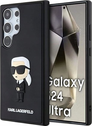 Picture of Karl Lagerfeld KARL LAGERFELD SAM S24 ULTRA RUBBER IKONIK KLHCS24L3DRKINK BLACK