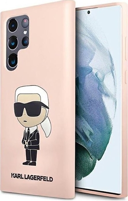 Изображение Karl Lagerfeld Karl Lagerfeld Silicone NFT Ikonik - Etui Samsung Galaxy S23 Ultra (różowy)