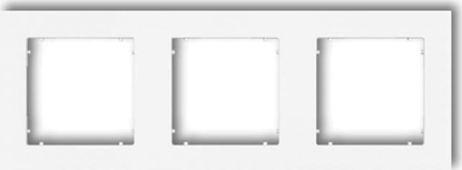 Attēls no Karlik Ramka uniwersalna potrójna Karlik Mini 25MR-3 z tworzywa biały mat