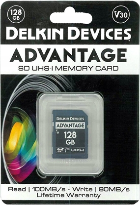 Attēls no Karta Delkin Advantage 633X SDXC 128 GB Class 10 UHS-I/U3 V30 (DDSDW633128G)