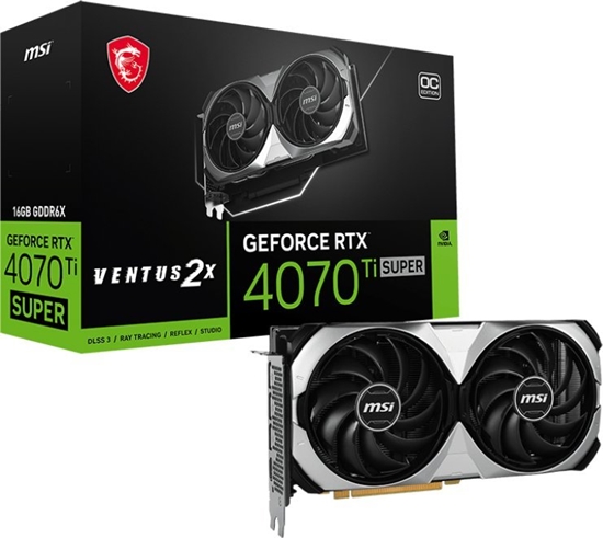 Picture of Karta graficzna MSI GeForce RTX 4070 Ti SUPER Ventus 2X OC 16GB GDDR6X