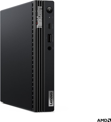 Изображение Komputer Lenovo Lenovo ThinkCentre M75q Gen 2 11JN - Mini - Ryzen 3 5300GE / 3.6 GHz - RAM 8 GB - SSD 256 GB - TCG Opal Encryption 2, NVMe - Radeon Graphics - GigE - WLAN: 802.11a/b/g/n/ac, Bluetooth 5.1 - IGEL Linux - Monitor: keiner - Tastatur: Deutsch