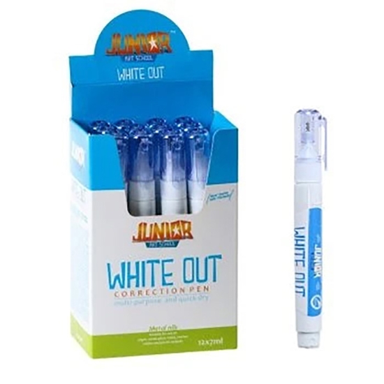 Изображение Korekcijas pildspalva 7ml White out Junior