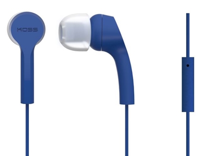 Attēls no Koss | Headphones | KEB9iB | 3.5mm (1/8 inch) | In-ear | Microphone | Blue