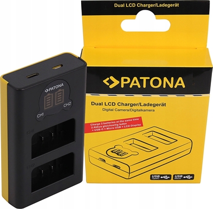 Attēls no Ładowarka do aparatu Patona PATONA 141624 ładowarka akumulatorów Akumulator aparatu cyfrowego USB