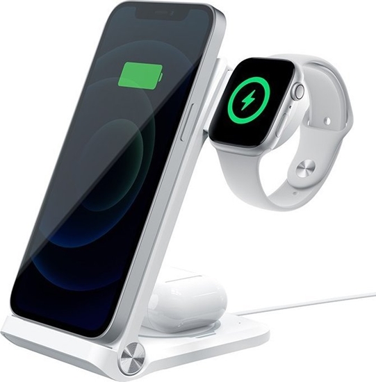 Изображение Ładowarka Nillkin NILLKIN WIRELESS CHARGING PowerTrio 3in1 MFI, koncówka do Apple